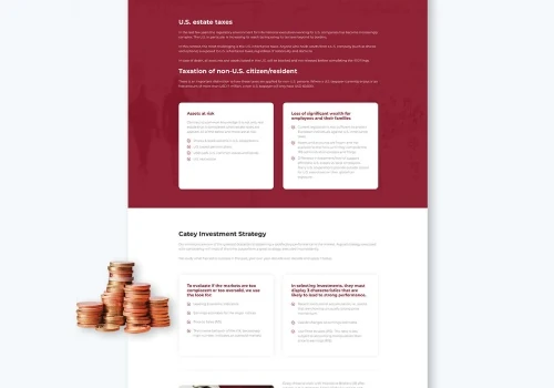 Catey website redesign