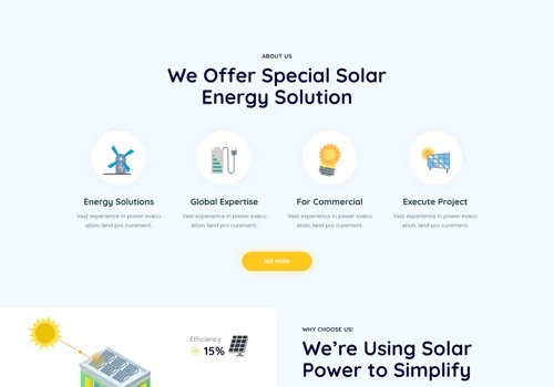 Website Design for Solar Energi