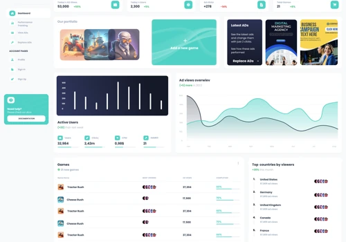 Gaming Advertising Platform