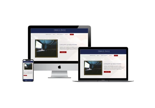 Website Sample: Orrin G. Hatch Foundation