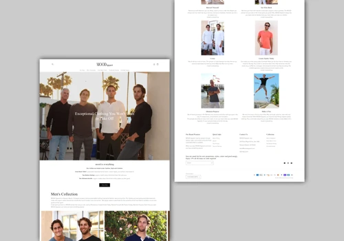 Mood Apparel Shopify Store