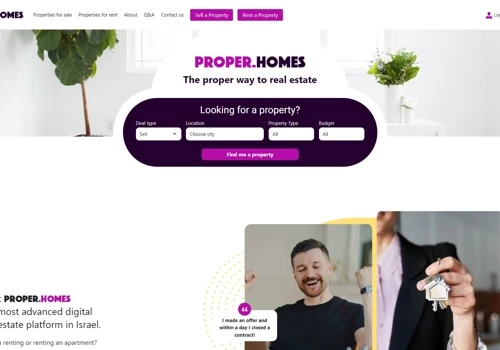 PROPER.HOMES | Real estate platform