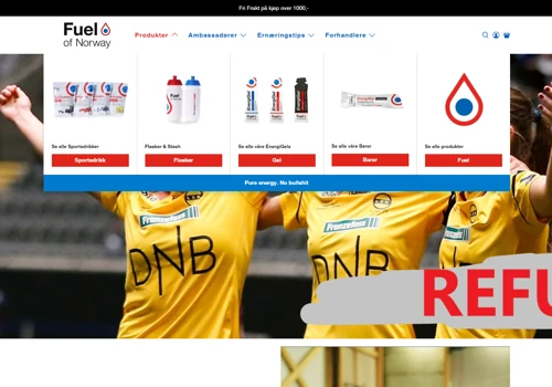 Fuel of Norway - starting to sell online with Shopify