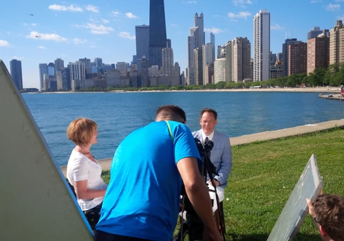 live interview in Chicago