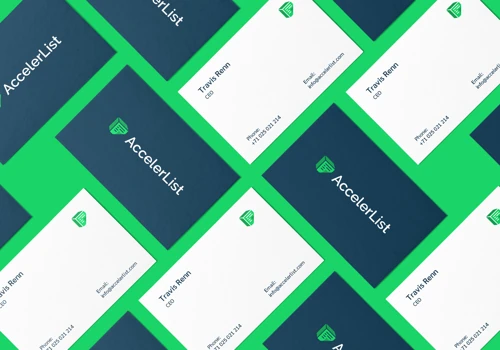 AccelerList | Logo design