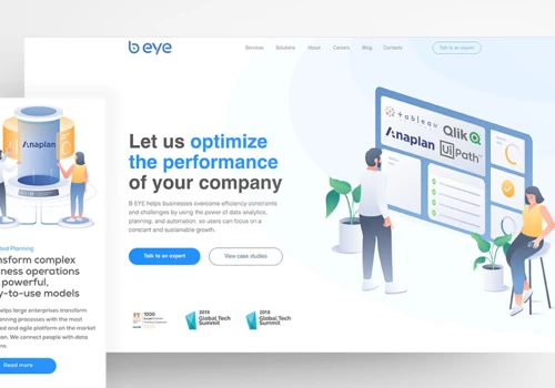 Web Design + UI UX Design - Data analytics company