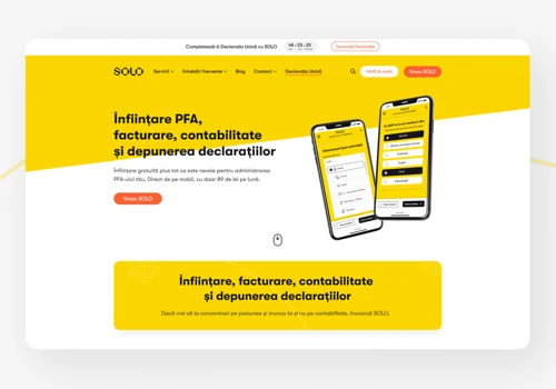 Website Design for SaaS Accounting Company