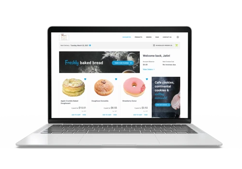 Web App - Customer Ordering Portal