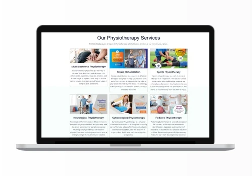 physiotherapy Center with SEO Success