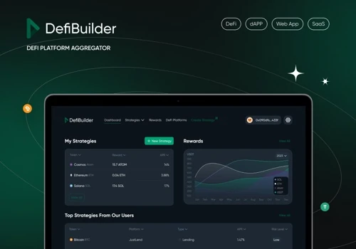 DefiBuilder - Web3 | Crypto |Dashboard | Web App