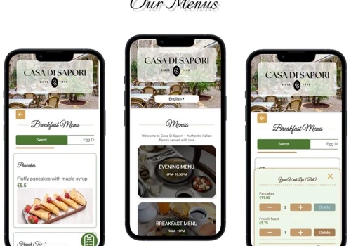 Multilingual QR Menu Web App for Restaurants