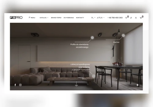 Online store for the FSPRO company