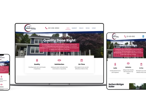General Contractor Logo and Website Re-design