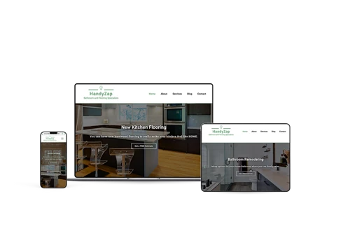 Flooring and Bathroom Contractor Website Re-design
