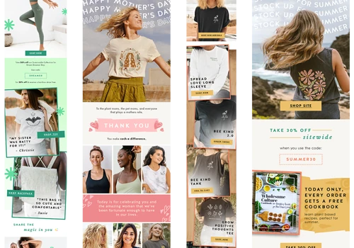 Email Marketing Designs (Apparel)
