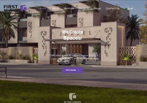 First Concept Website Redesign and Overhaul