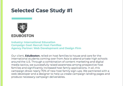 Case Study: International Education
