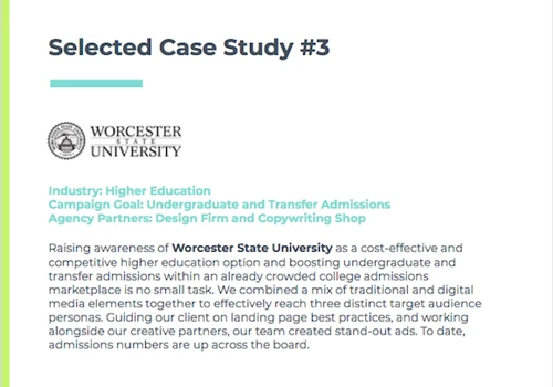 Case Study: Higher Education