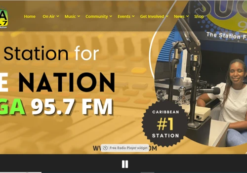 Website Design & Development for SUGA 95.7 FM
