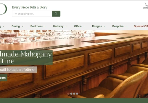 Website Design & Development for AKD Furniture