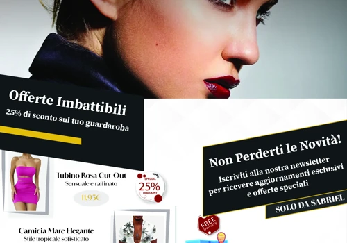 Sabriel E-Commerce: Volantino Promo Fashion