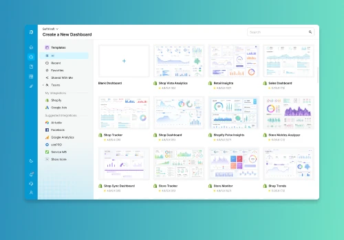 UI Redesign for a Business Reporting SaaS