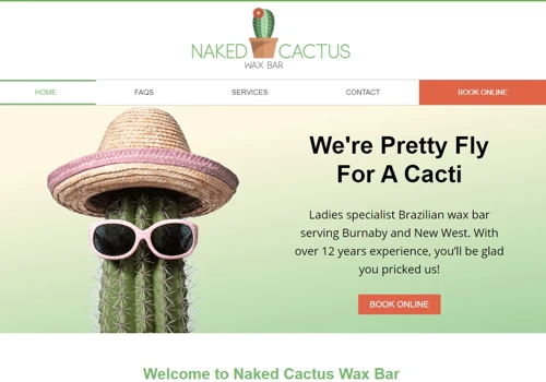 Naked Cactus Wax Bar Burnaby