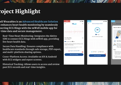 mWell App ECG measurement module