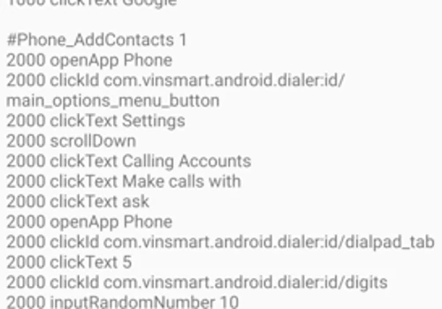Automation Tool for Android