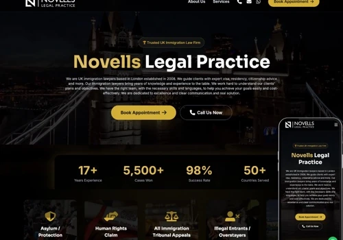 London Immigration Lawyer Website
