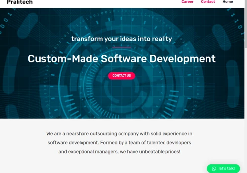 Landing page