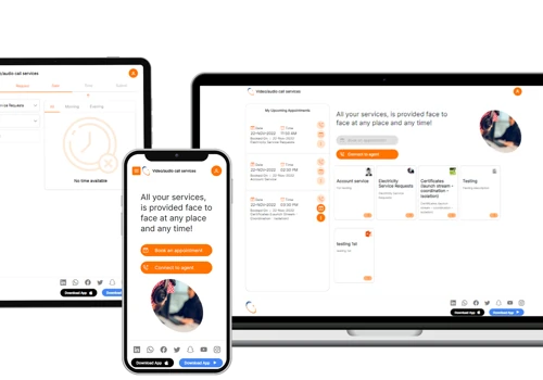Customer support app for Saudi Electricity Company