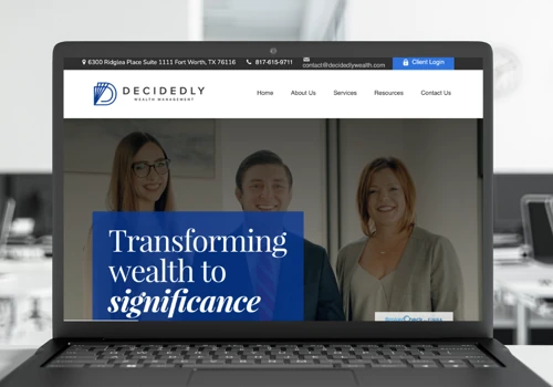 Decidedly Wealth Management - Company Launch Packa