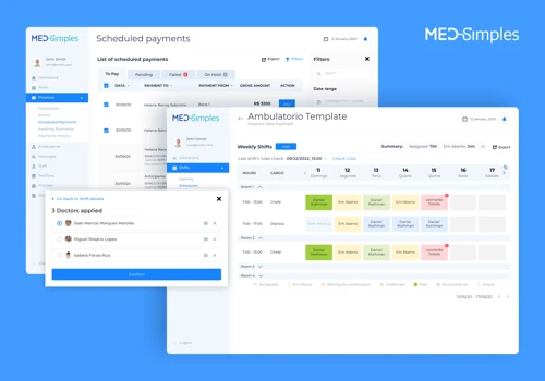 Medical staff management platform