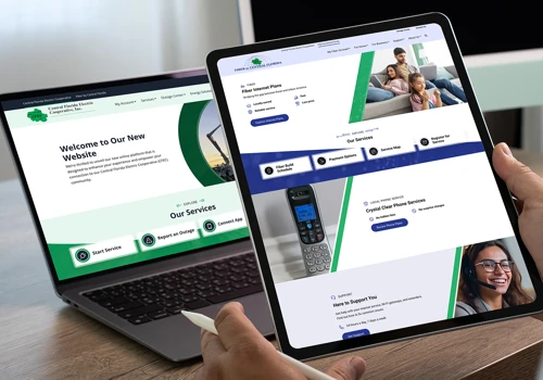 Central Florida Electric Cooperative Web Design