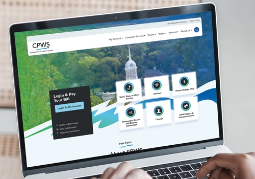 Columbia Power and Water Systems Web Design