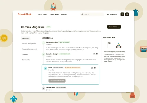 SandWalk MENA Crowdfunding Platform