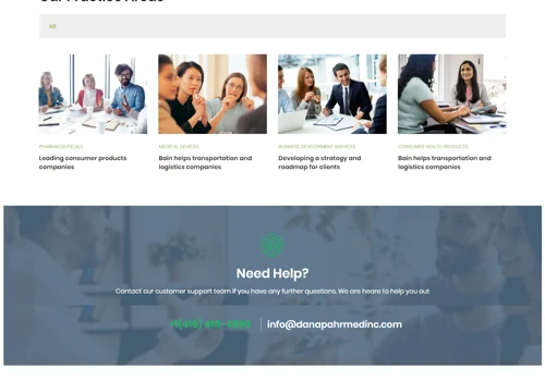 Web design for Consultancy company