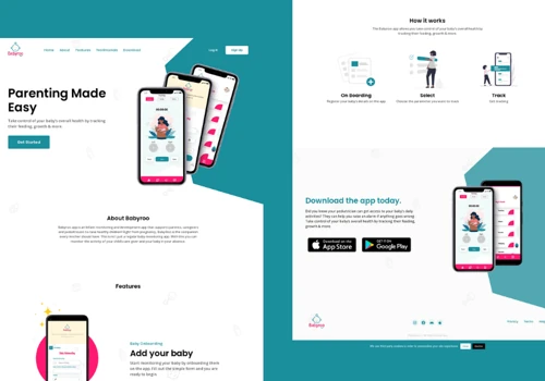 Babyroo Landing Page