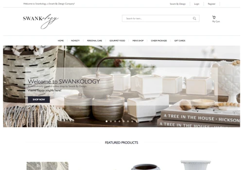 E commerce Website Development for a Home Decor Client
