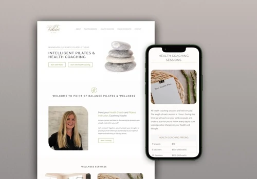 Wellness Studio Website Design