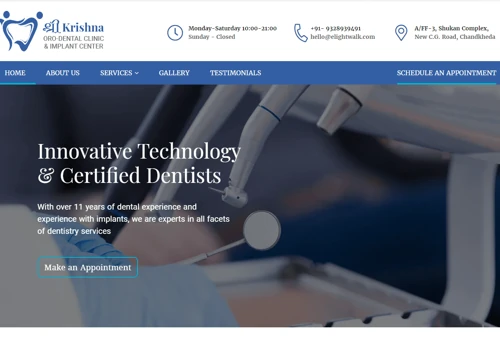 Dental Clinic Website