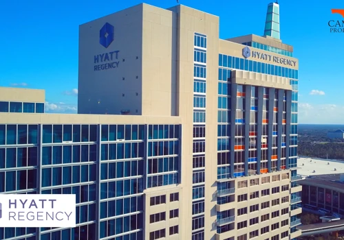 Hyatt Regency Orlando Aerial for Construction Services Company