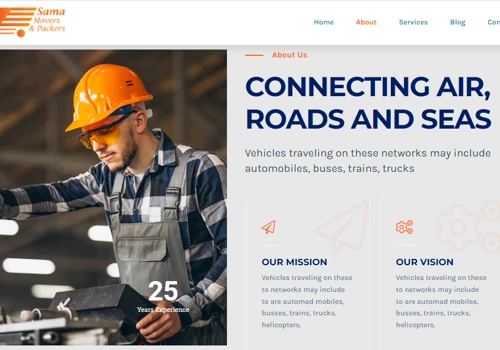 Sama Movers Business Website