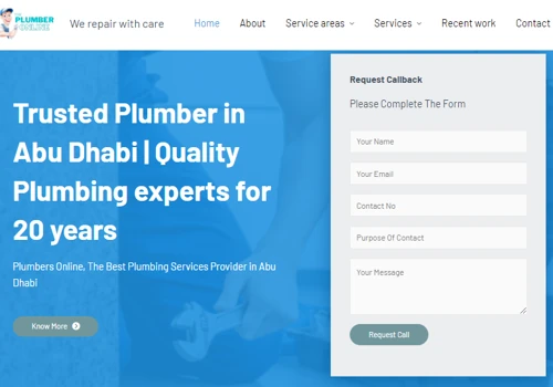 Plumber Online Custom strategy, Website and SEO