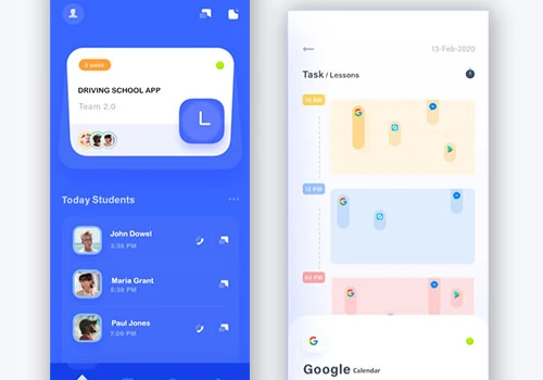 Driving School App