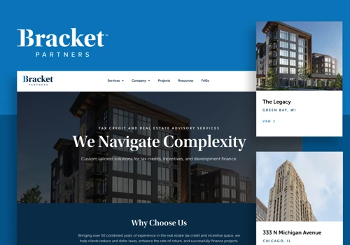 Financial Advisory Services Website Design