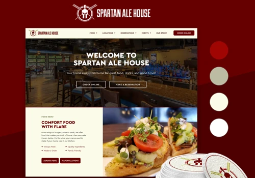 Restaurant Group Website Design