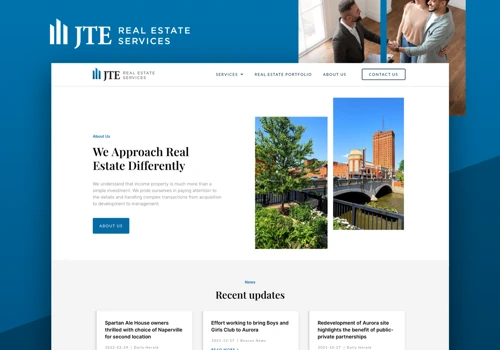 Commercial Real Estate Developer Website Design