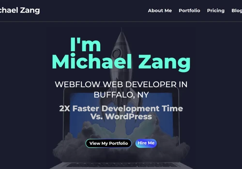 Michael Zang Website Design Portfolio